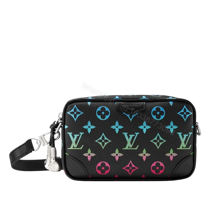 View 1 of LOUIS VUITTON TROCADERO WEARABLE WALLET GRADIENT MONOGRAM BLACK 20CM