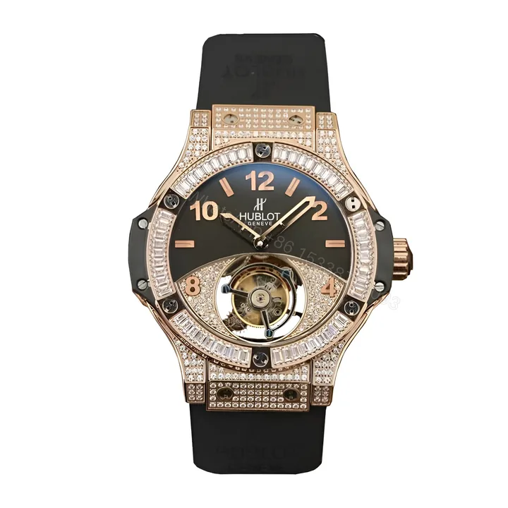 View 1 of Hublot With Diamonds Replica
