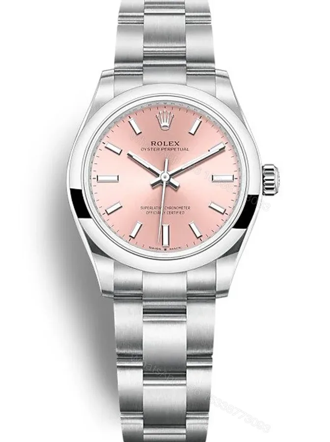 View 1 of Replica Rolex Oyster Perpetual Lady Pink Dial 277200 31 mm