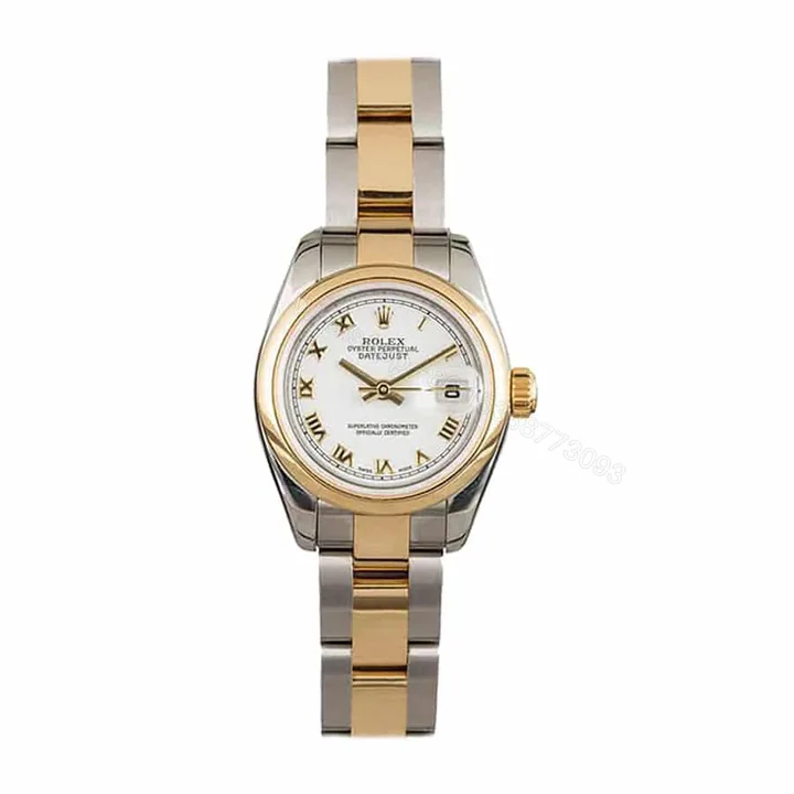 View 1 of Rolex Lady-Datejust 26 Super Clone : Steel White Dial Fluted Bezel Jubilee