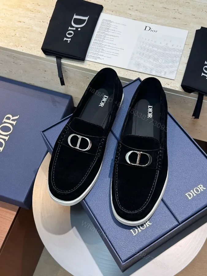 View 1 of Lux Suede Driver with Signature Hardware Loafers