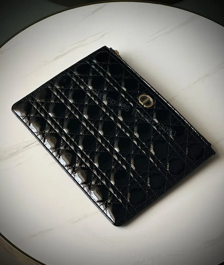 View 1 of Daily Dior Caro clutch bag Black