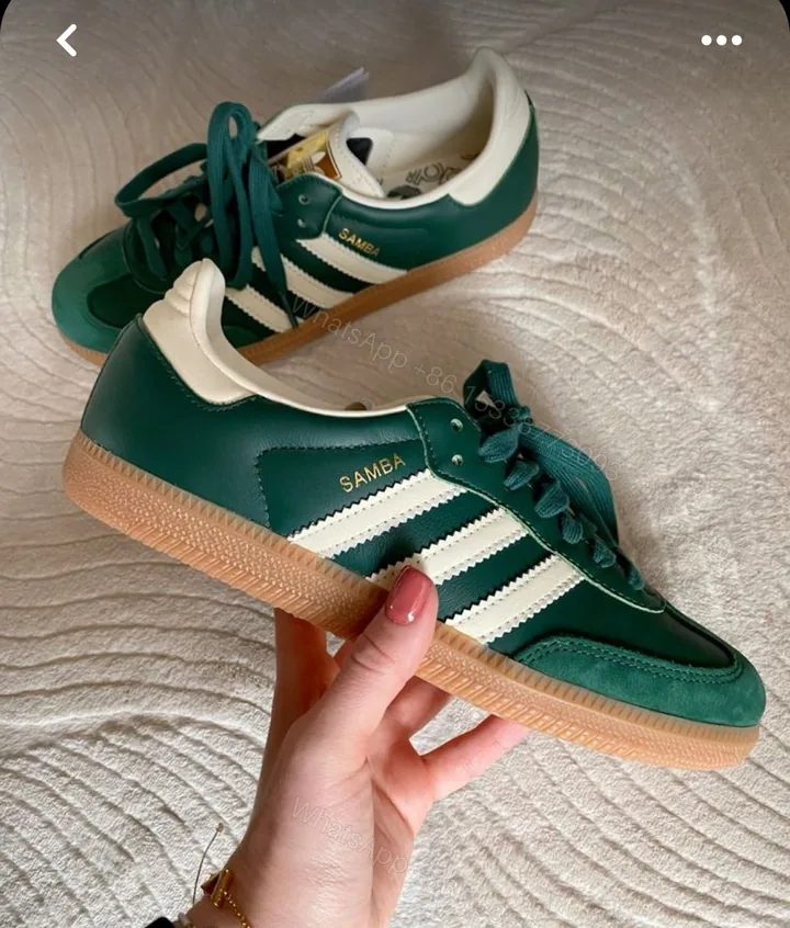 View 1 of FIRST COPY Adidas Samba Og Collegiate Green For Woman