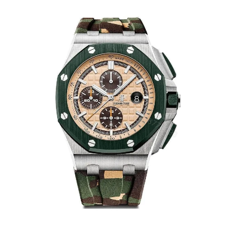 View 1 of Audemars Piguet Offshore Chronograph Khaki Green Replica
