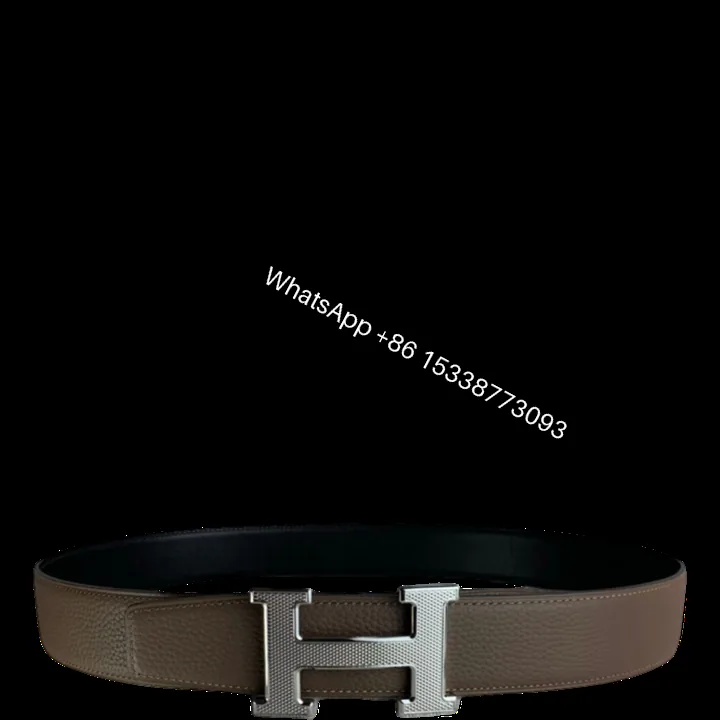 View 1 of HERMES BELT TOGO SWIFT SILOUIS VUITTONER BUCKLE LIGHT BROWN 38MM