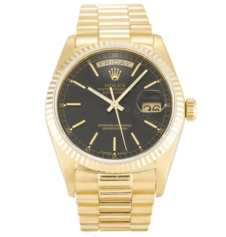 View 1 of Rolex DayDate Black Dial Replica