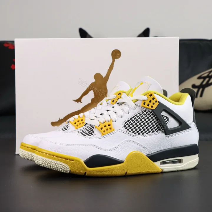 View 1 of Air Jordan 4 Retro Vivid Sulfur Reps