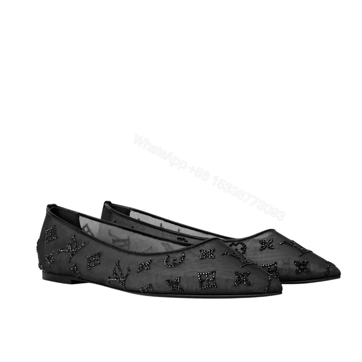 View 1 of Louis Vuitton Gala Flat Ballerina Black 1AIDR8