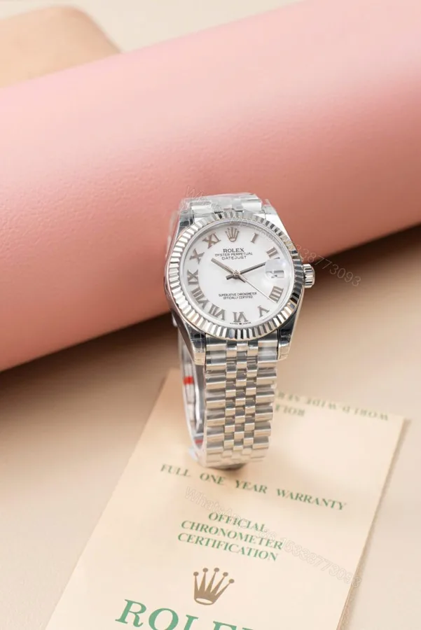 View 1 of Datejust Lady 31mm Super Clone White Dial Roman Numerals