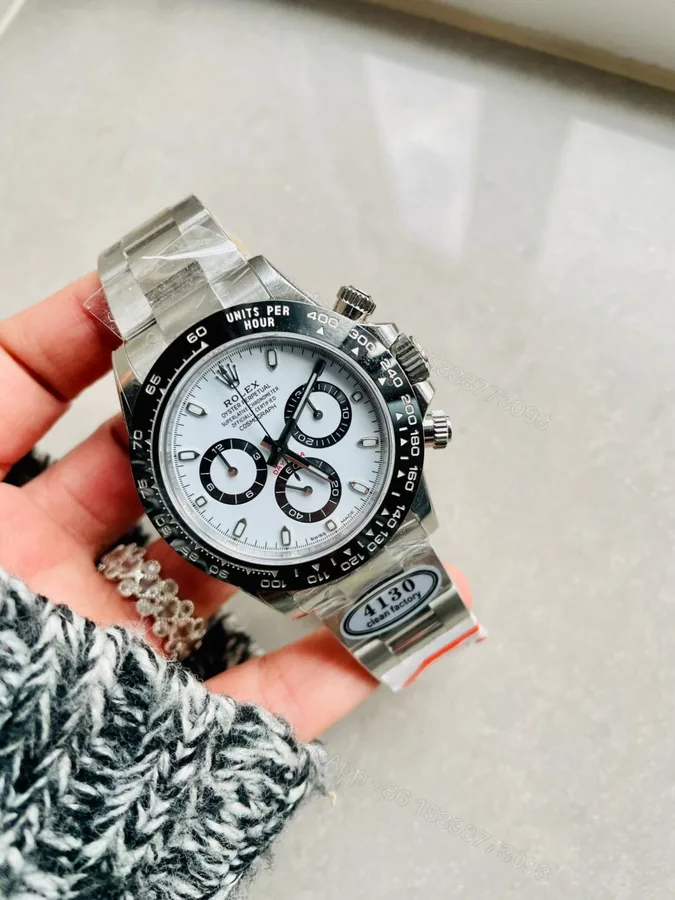 View 1 of CLEAN FACTORY 1:1 Rolex Daytona 116500 PANDA Best Edition CF 904L SS Case and White Dial