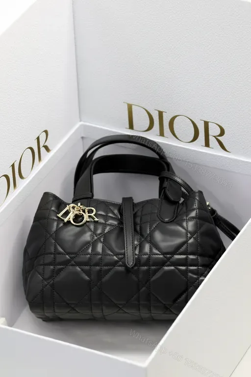 View 1 of Compact Quilted Luxe Bag with Gold Hardware â€“ Structured Crossbody