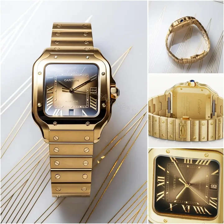 View 1 of Cartier Santos Gold Elegant