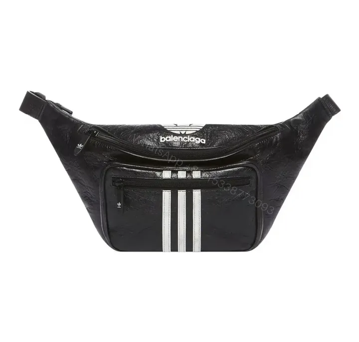 View 1 of Lux textured Leather Belt Bag: Chic Streetwear Essential