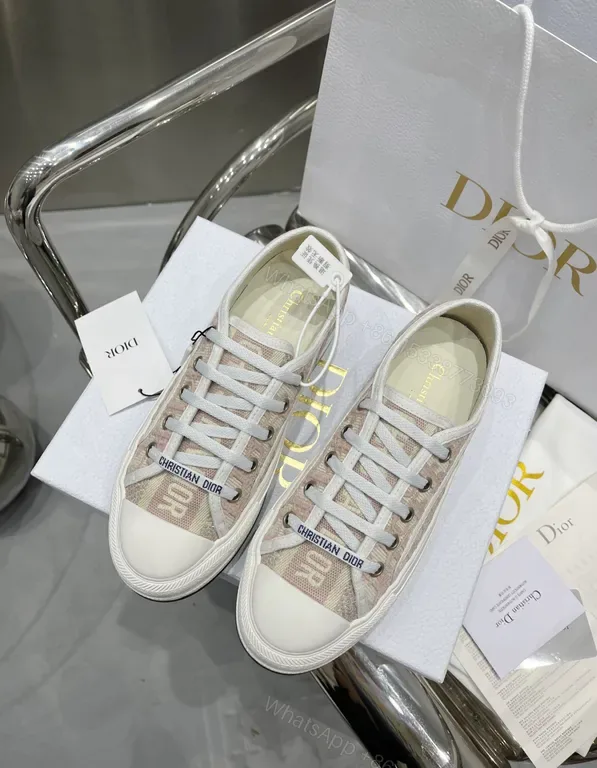 View 1 of Soft Monogram Knit Sneaker - Dior-Detail Luxury Sneakers