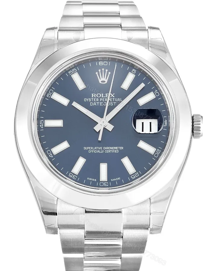 View 1 of Replica Rolex Datejust II Blue Dial 116300 41 mm