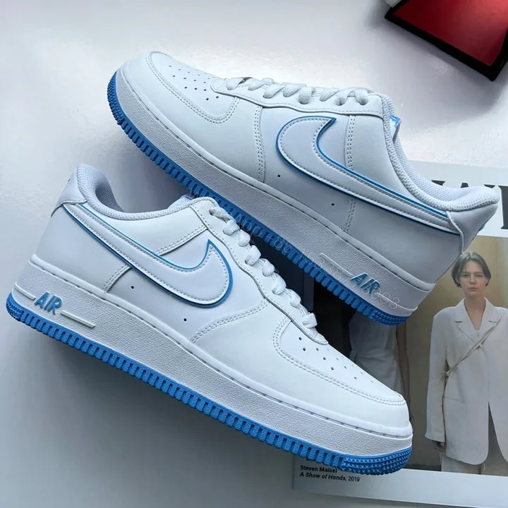 View 1 of FIRST COPY NIKE AIRFORCE UNIVERSITY BLUE FOR MEN