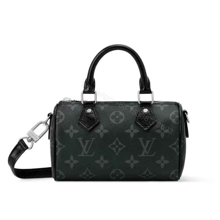 View 1 of Louis Vuitton Nano Speedy Monogram Eclipse 16Cm M26573