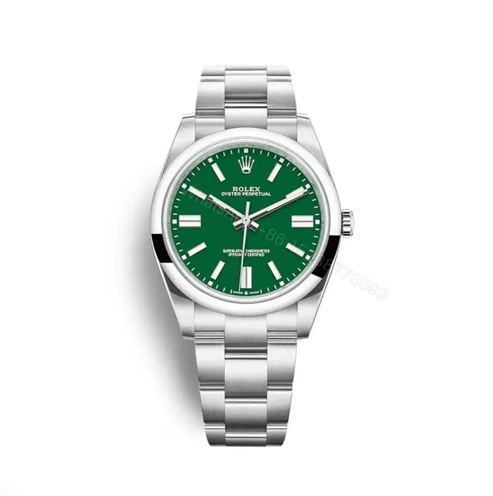 View 1 of Rolex Oyster Perpetual 41mm Green Replica