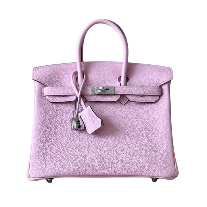 View 1 of H BIRKIN 25 TOGO PINK SILVER HARDWARE 25CM