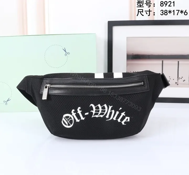 View 1 of Compact Mesh Fanny Pack: Bold Logo, All-Day Comfort
