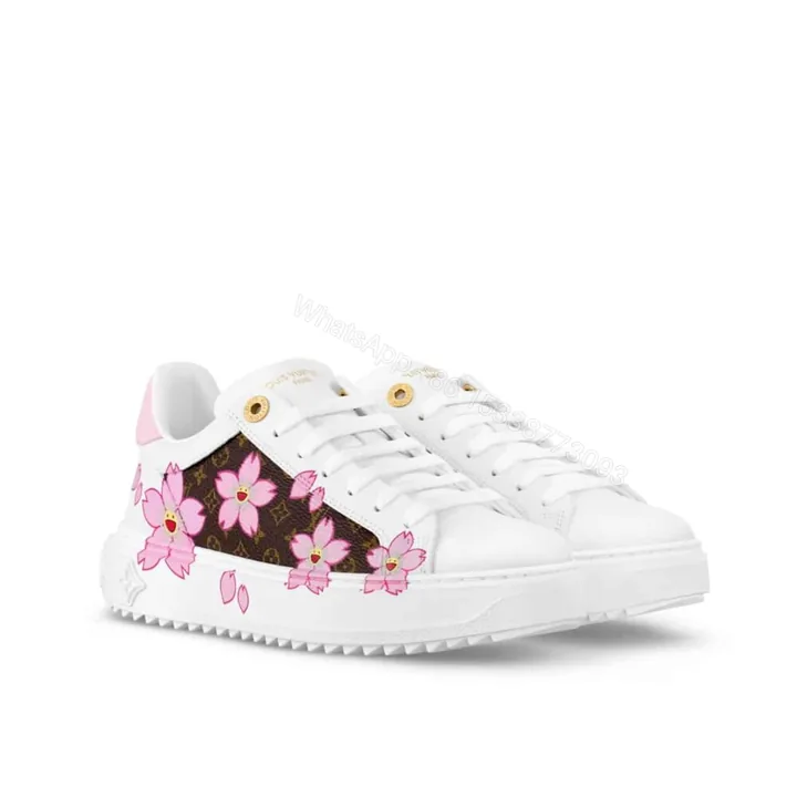 View 1 of Louis Vuitton X Takashi Murakami Time Out Sneaker White 1AGWOL