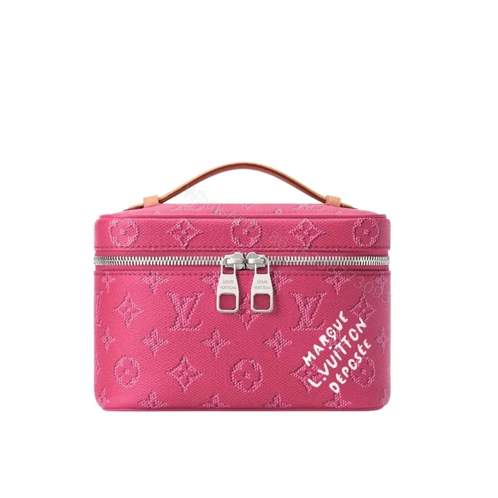 View 1 of Louis Vuitton Nice Mini Pondichery Pink Toiletry Bag 20cm M26889