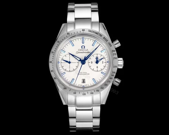 View 1 of Omega Speedmaster 57 Co-Axial Titanium White Bracelet 331.90.42.51.04.001