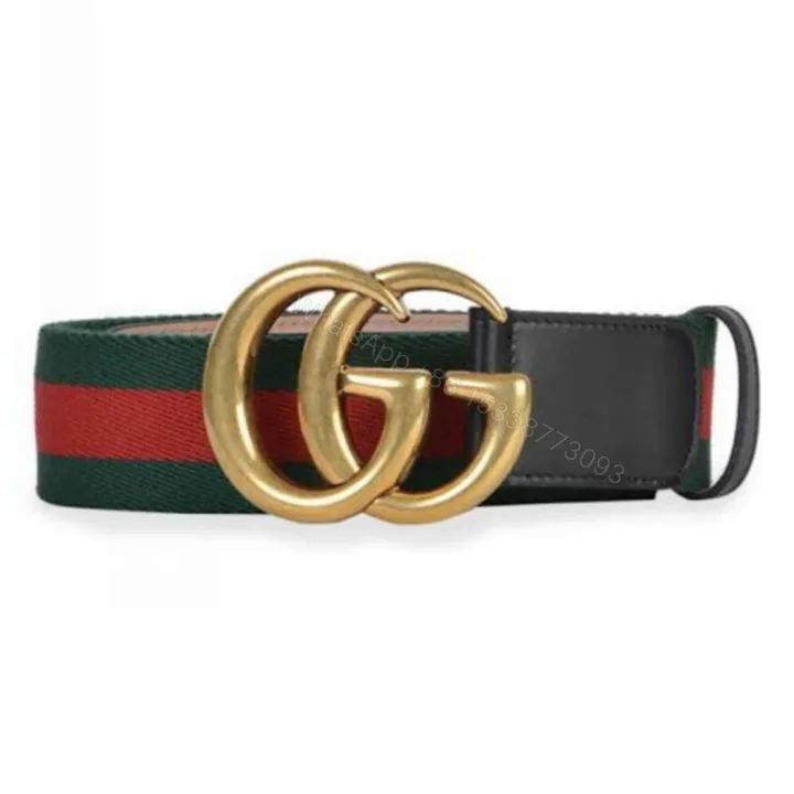 View 1 of GUCCI GG BELT CUIR GREEN/RED LEATHER NE.RO – B13