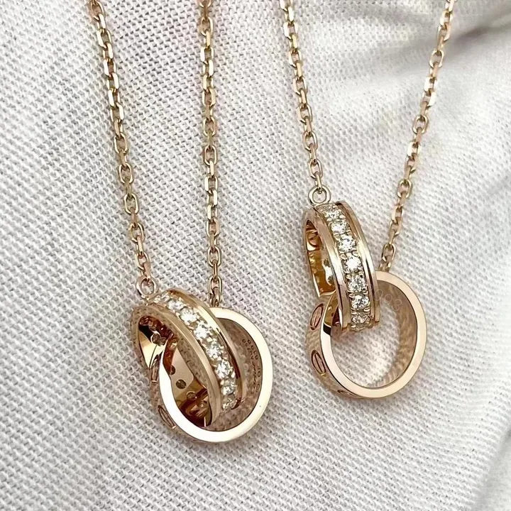 View 1 of Cartier Love Necklace, Diamonds