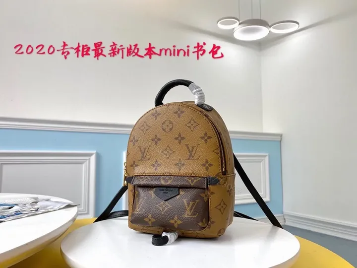 View 1 of Monogram Mini City Backpack â€“ Luxe Compact Everyday Carry
