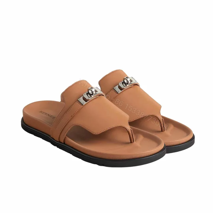 View 1 of HERMES EMPIRE SANDAL NATURAL H221074Z A3370