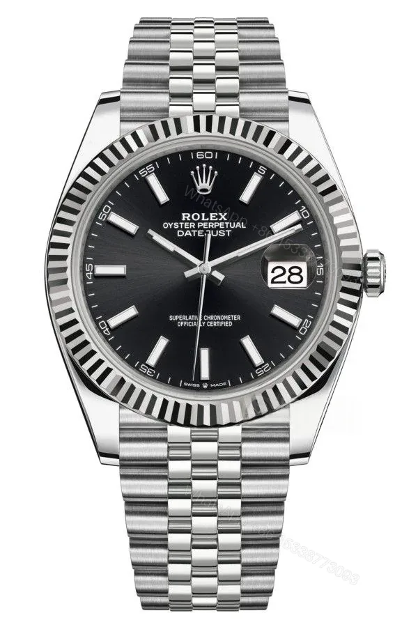 View 1 of Rolex Datejust 41 M126334 Black Dial – 1:1 Super Clone
