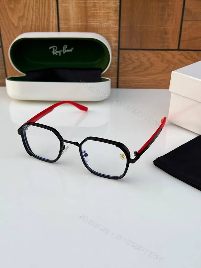 View 1 of First Copy RayBan 8810 Black Plano Sunglasses