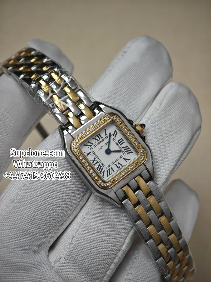 View 1 of Cartier Super Clone Watches 1:1 Panthere W3PN0007 Two Tone Diamond