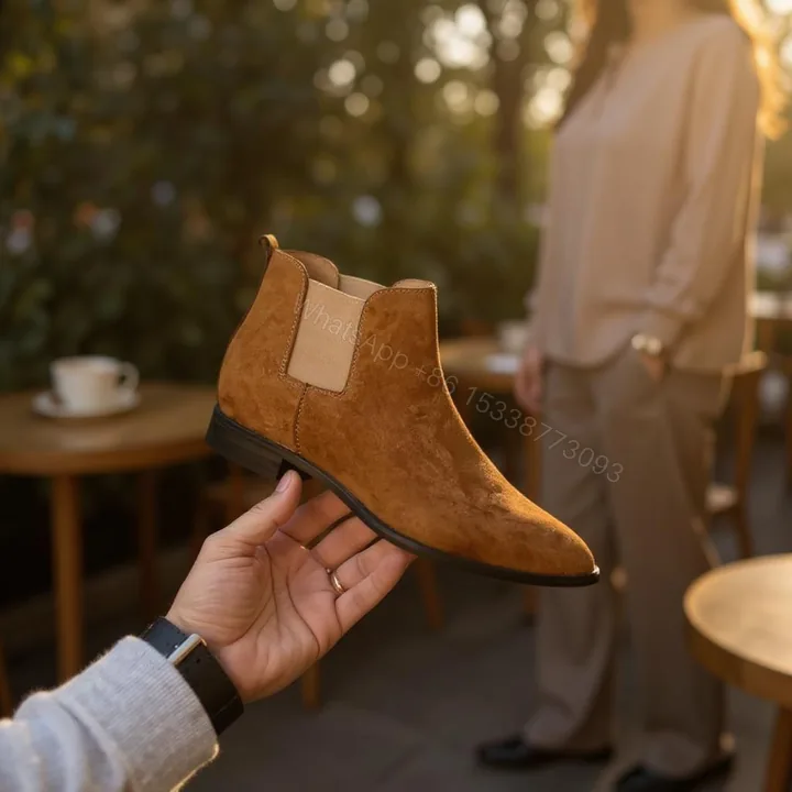 View 1 of FIRST COPY Alberto Chelsea Boots