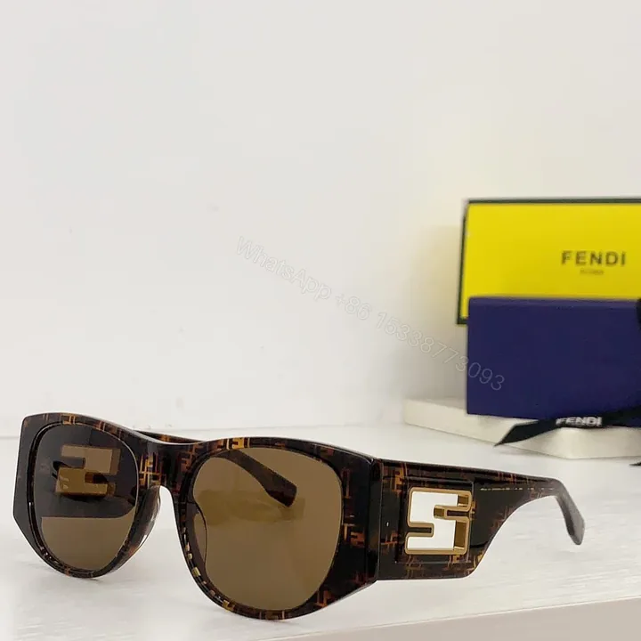 View 1 of Baguette Logo Acetate Oval Sunglasses