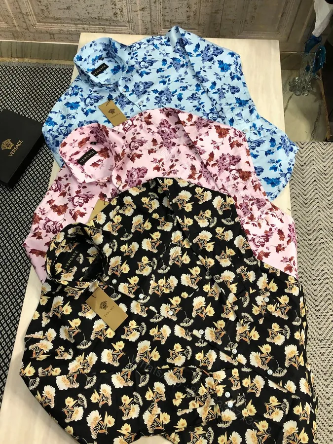 View 1 of First Copy Versace Exclusive Printed Shirts for Men
