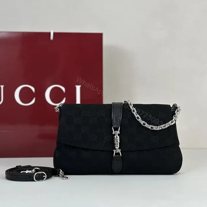 View 1 of Black Textured Mini Shoulder Bag - Chain+Leather Strap, Silv Hardware