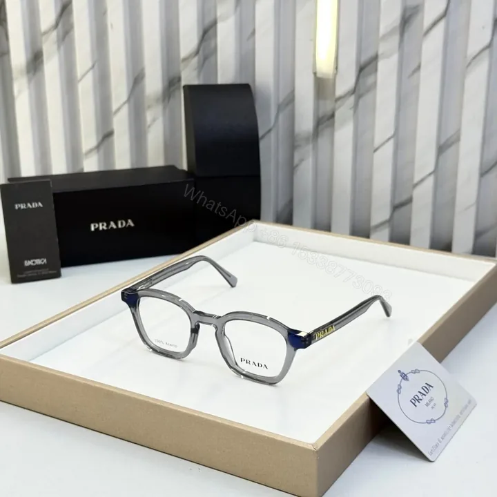 View 1 of Prada Unisex Grey Optical Frame – UV Protection – One Size