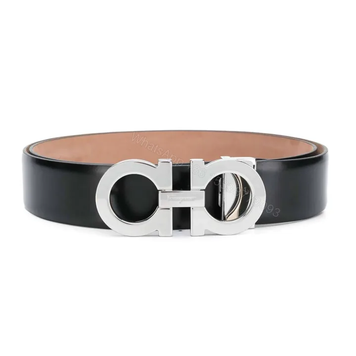 View 1 of SALVATORE FERRAGAMO DOUBLE GANCIO BELT – B28