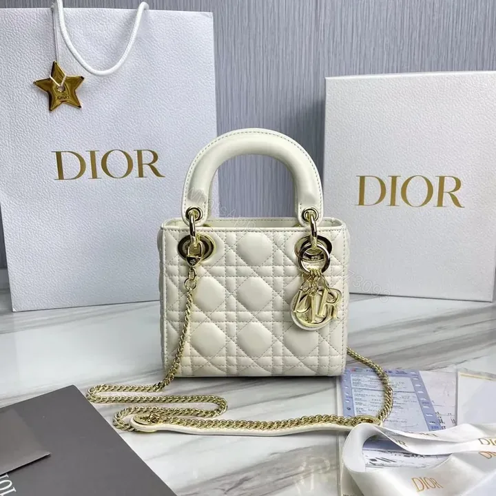 View 1 of Dior-Inspired Quilted Mini Bag: Luxe Everyday Silhouette