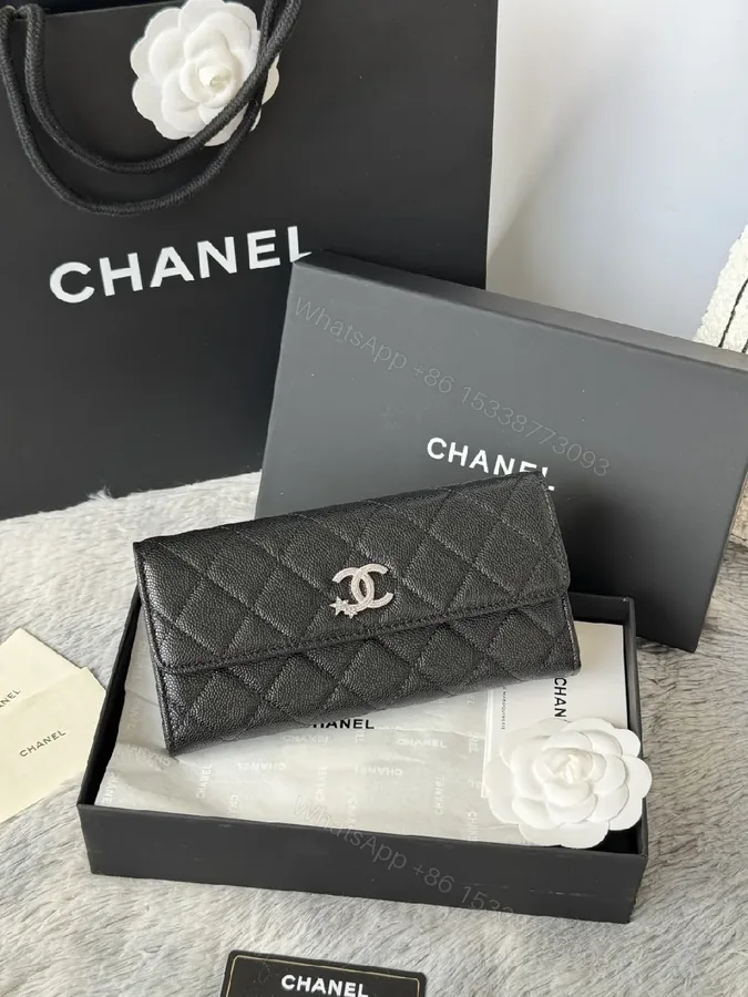 View 1 of Quilted Leather Wallet: Signature CC, Compact, Luxurious