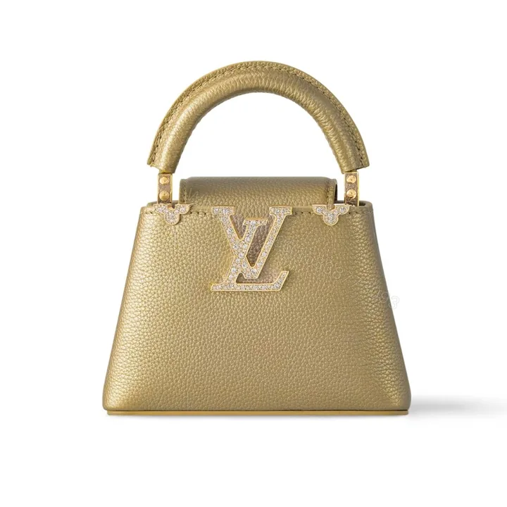 View 1 of Louis Vuitton Capucines Bag Gold 21Cm M24583