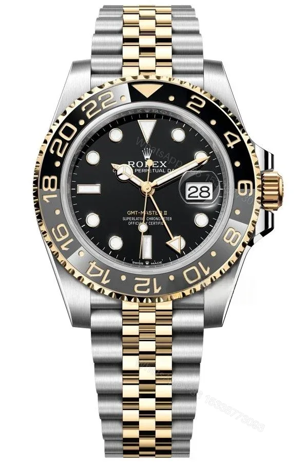 View 1 of Rolex Super Clone Watches 1:1 Guinness GMT-Master II 126710GRNR VS3285 Movement