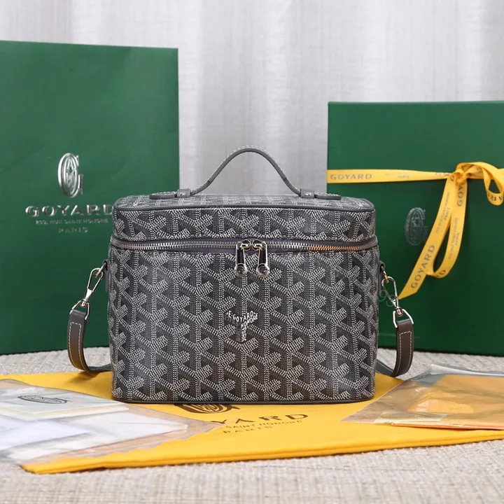 View 1 of 高仿Goyard*Muse系列MUSEVA5單價盒子包灰色免檢版