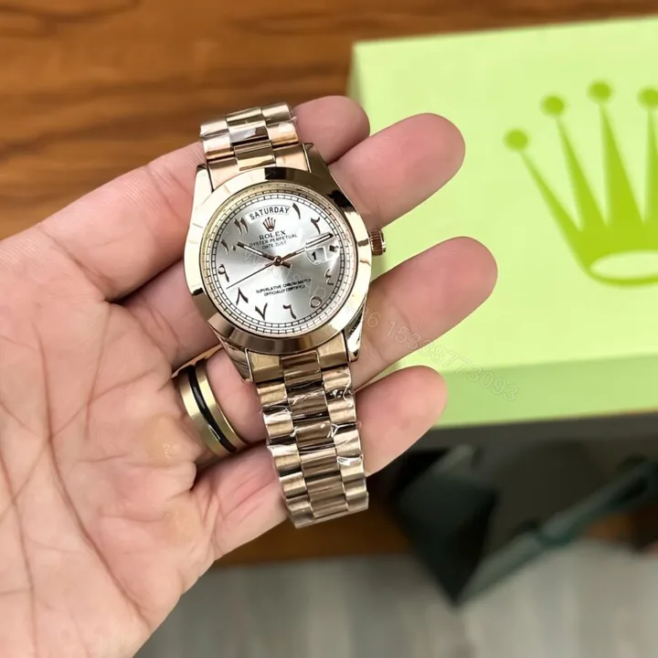 View 1 of Rolex Day-Date Arabic White Dial 40mm Quartz