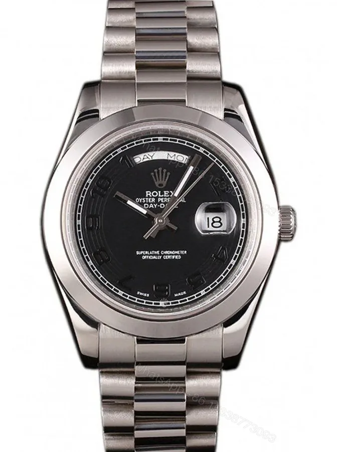 View 1 of Superclone Rolex Day-Date Black Dial 80294 40 mm