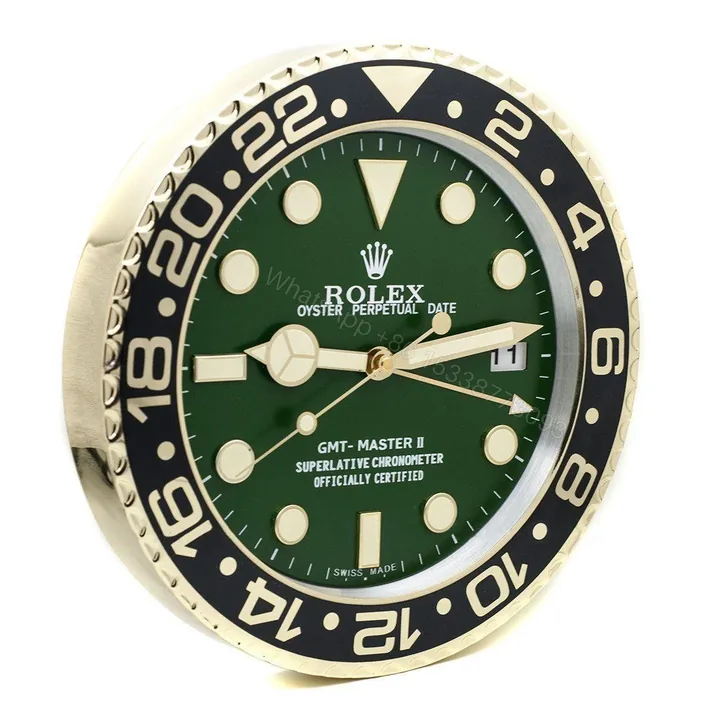 View 1 of ROLEX WALL CLOCK – GMT MASTER II GOLD