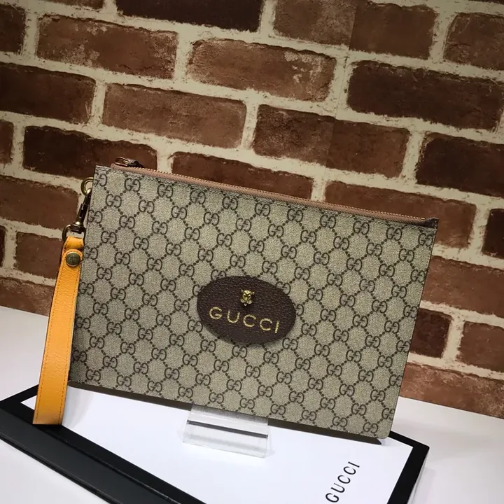 View 1 of Monogram Pouch: Convertible Strap, G GG Supreme, Luxe Clutch