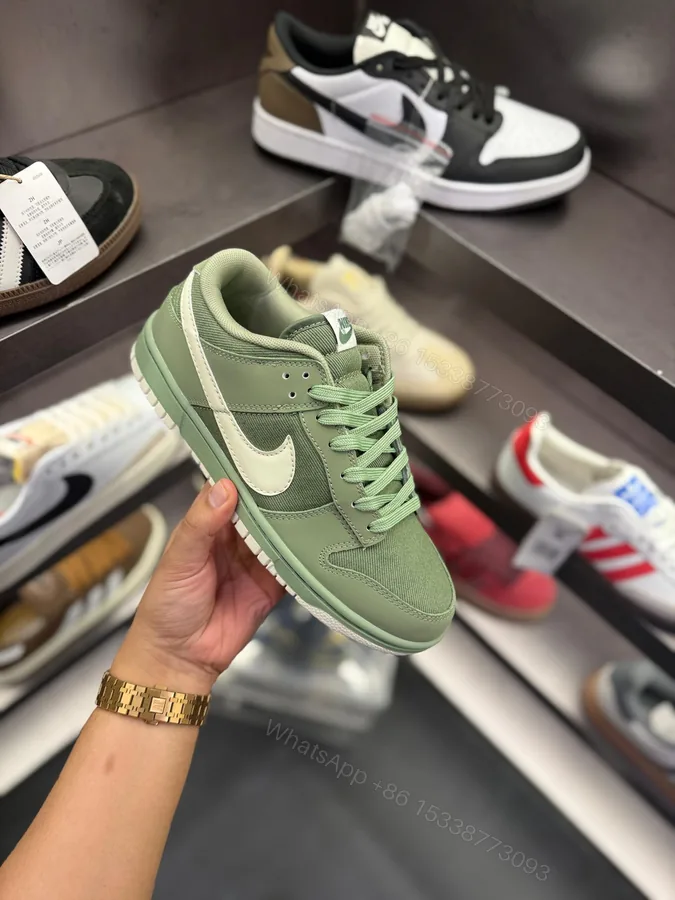 View 1 of FIRST COPY NIKE SB DUNK OIL AURA GREEN FOR MEN
